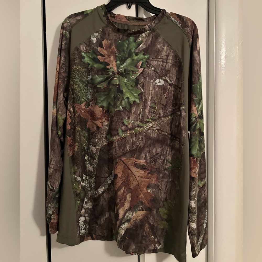 Mossy Oak Camouflage Long Sleeve Men's Shirt